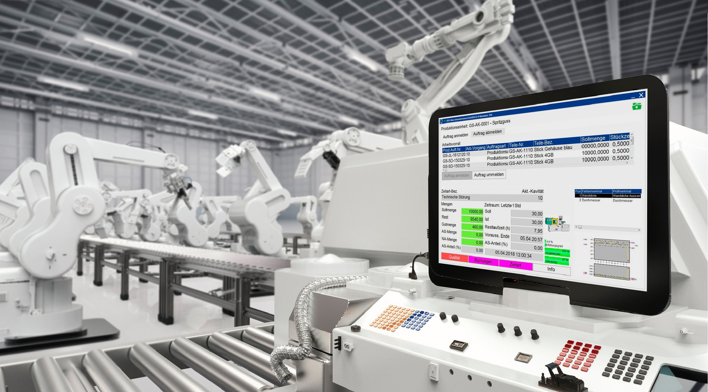 研强科技工业平板电脑PPC-YQ150TZ04在纺织业中的应用